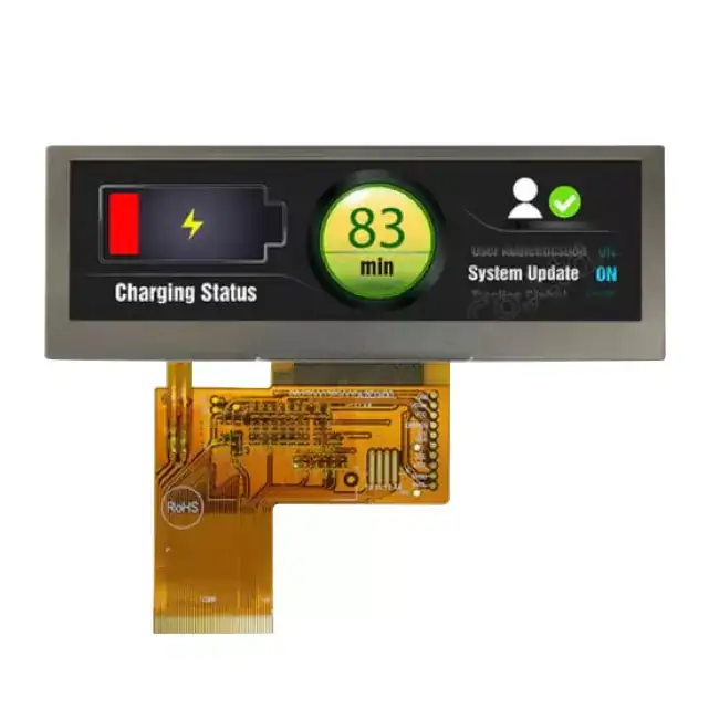 Kur yra barinio tipo TFT moduliai, dažniausiai naudojami automobiliuose ir prietaisuose