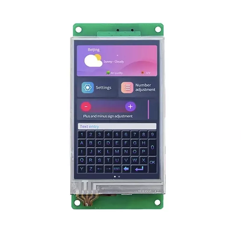3.5 '' 480x800 IPS RISPERNO TUNST TFT MODULIS