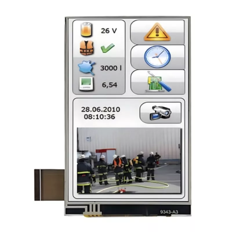 3.97 '' 480x800 RISPEIK TOUCK IPS TFT MODULIS