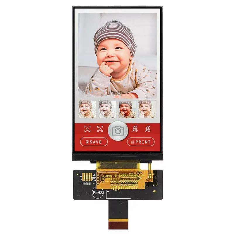 3,97 colio 480x800 IPS TFT modulis