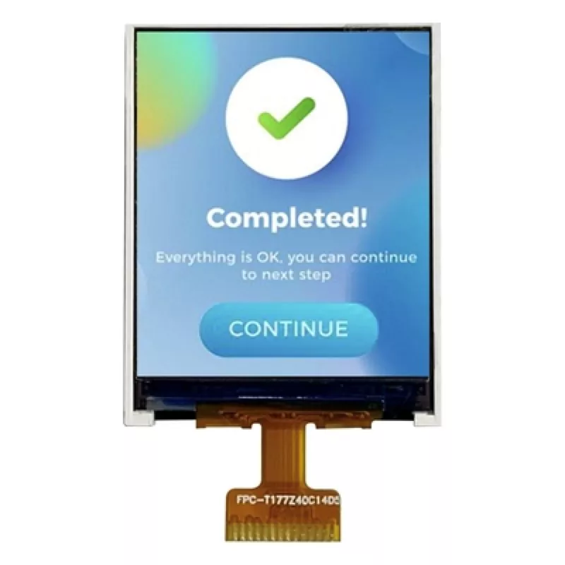 Portretas 1,77 colio TFT LCD ekranas SPI 128x160 ST7735 tvarkyklė
